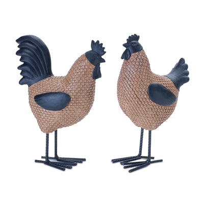 Hen & Rooster (Set x 2)