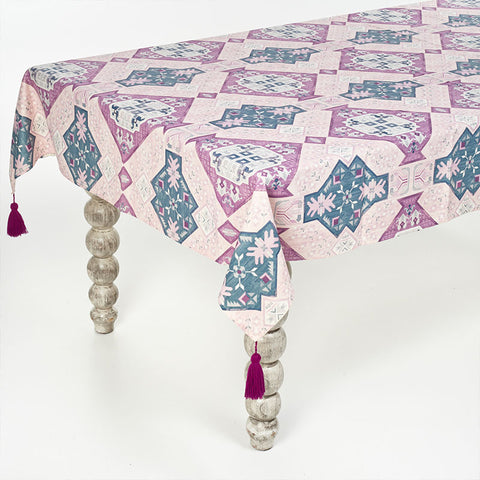 Mantel Boho morado
