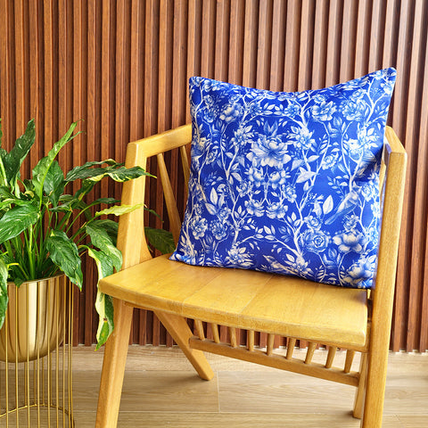 Cojín decorativo Blue Bird doble faz