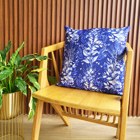 Cojín decorativo Blue Bird Flower