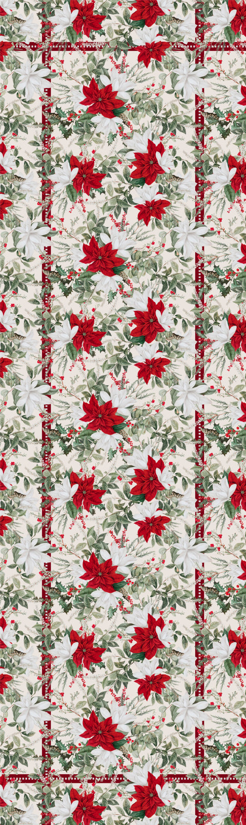 Camino de mesa Christmas Floral