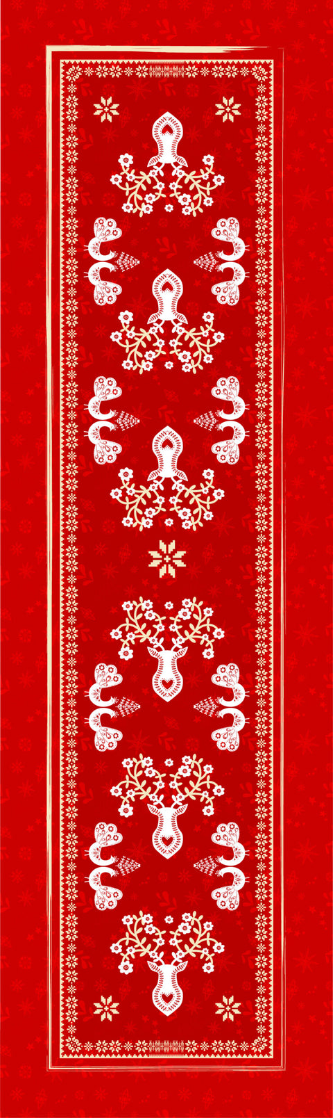Camino de mesa Scandinavian Christmas