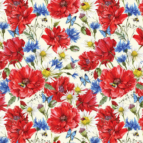 Cojín decorativo Red Flower