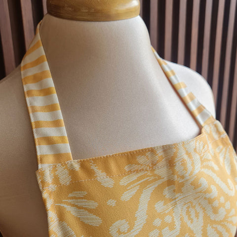 Delantal antifluido Ikat Amarillo