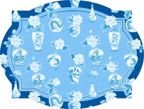 Individual impermeable bordado Porcelana China