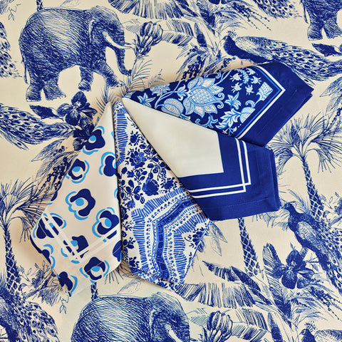 Mantel Fauna azul