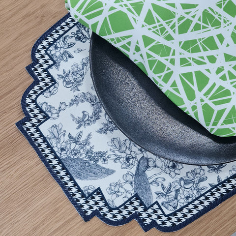 Individual impermeable bordado Magnolia