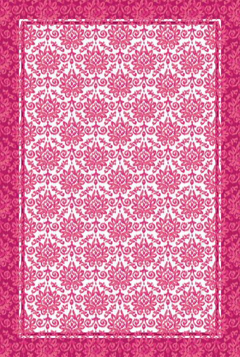 Mantel Ikat fucsia