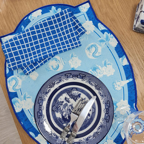 Individual impermeable bordado Porcelana China