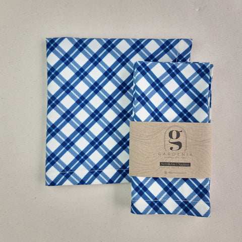 Servilleta Holiday Chinoiserie Plaid (und)