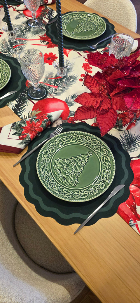 Camino de mesa Red Bloom