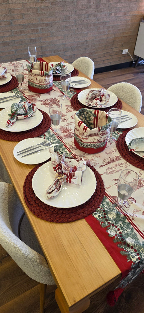 Camino de mesa Nordic Christmas