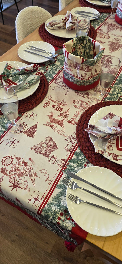 Camino de mesa Nordic Christmas