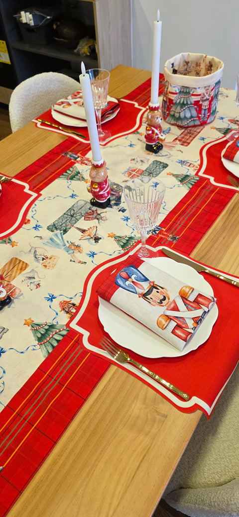 Camino de mesa Christmas Ballet