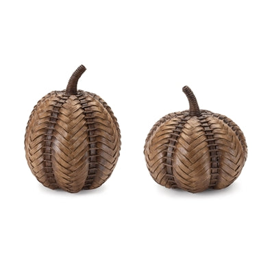 Calabaza Ratán café (Set x 2)