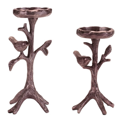 Candelabro Pájaro y Rama (Set x 2)