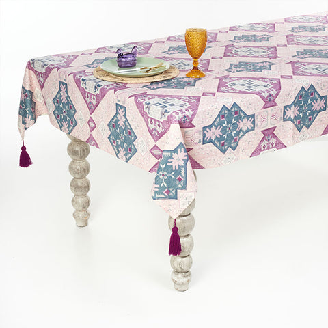 Mantel Boho morado