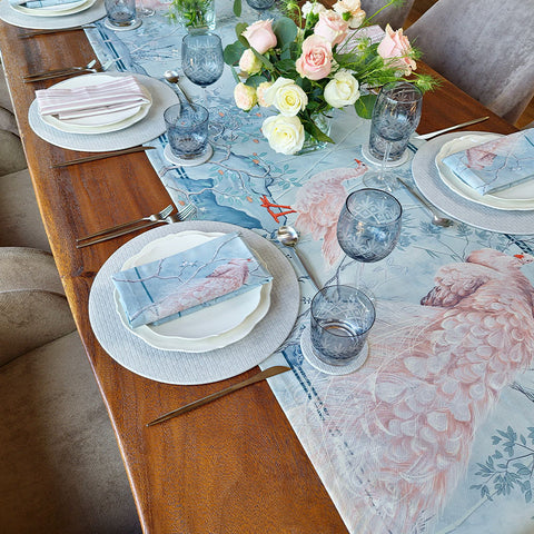 Camino de mesa Pavo Real