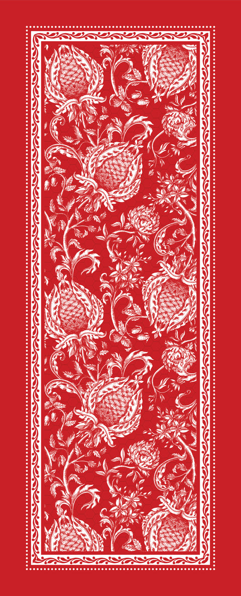 Camino de mesa Carmesí