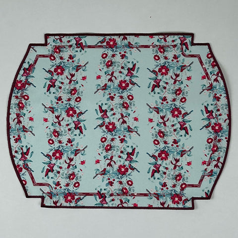 Individual impermeable bordado Cherry Rose