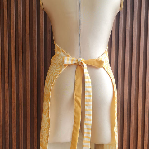 Delantal antifluido Ikat Amarillo