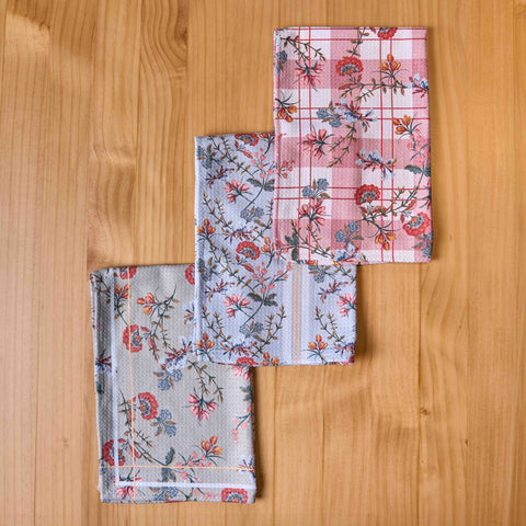 Paño de cocina Flor Turquía (set x 3)