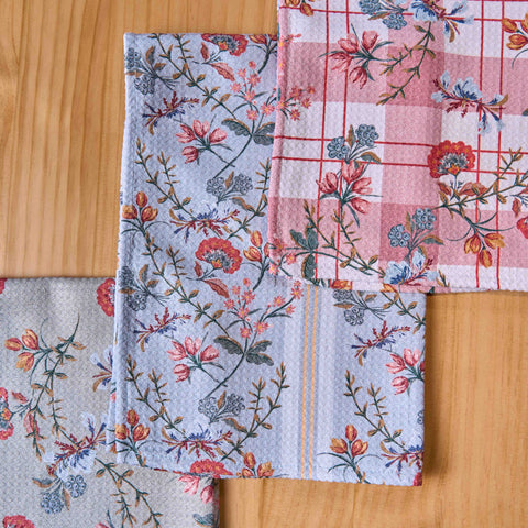 Paño de cocina Flor Turquía (set x 3)