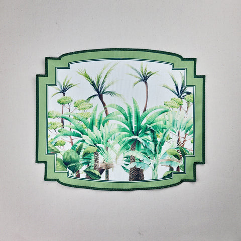 Individual impermeable bordado Palmeras
