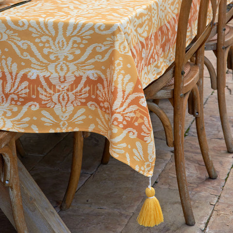 Mantel Ikat amarillo