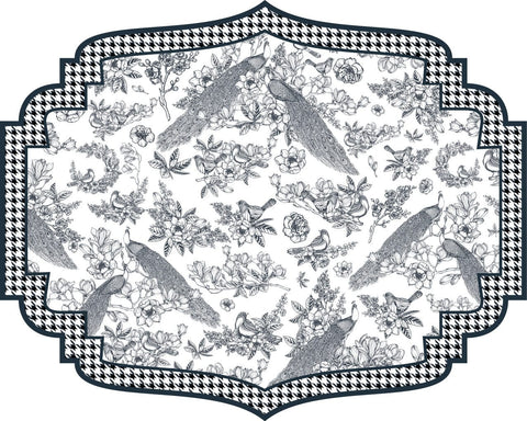 Individual impermeable bordado Magnolia