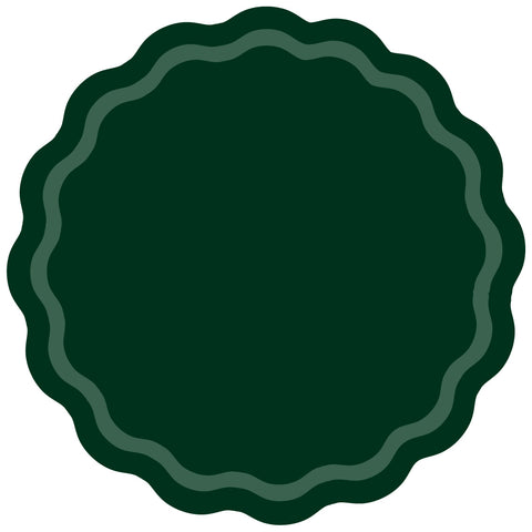 Set Individual + Portavasos Troquelado Red Bloom