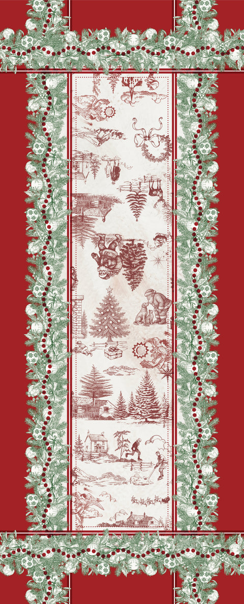 Camino de mesa Nordic Christmas