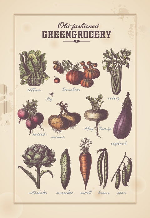 Paño de cocina Green Grocery (set x 2)