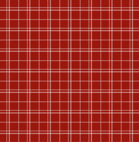 Servilleta Cuadrícula roja (und)