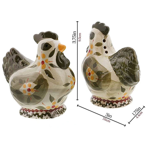 Salero pimentero Gallina Campesina azul