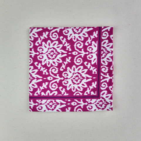 Servilleta kat fucsia con blanco (und)