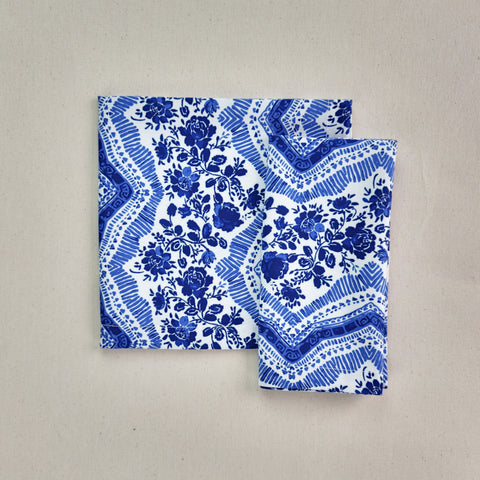 Servilleta India azul (und)