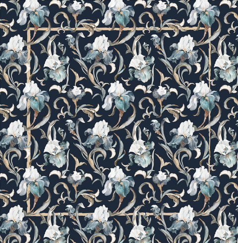 Servilleta Iris azul (und)