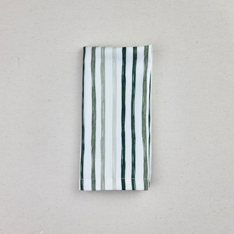 Servilleta Líneas verde varios (und)