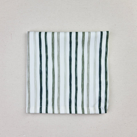 Servilleta Líneas verde varios (und)