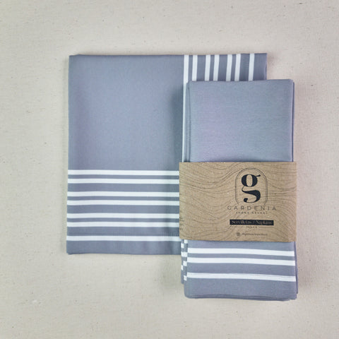 Servilleta Marcos gris (und)