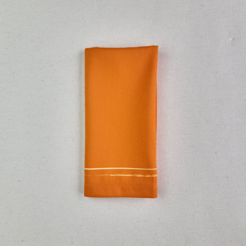 Servilleta Naranja cenefa liso (und)
