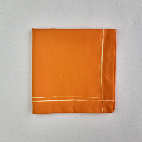 Servilleta Naranja cenefa liso (und)