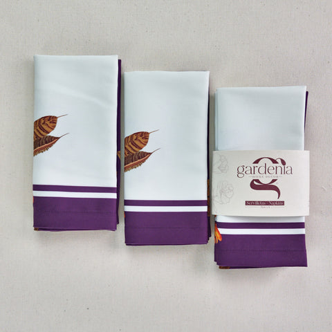 Servilleta Nature morado (und)