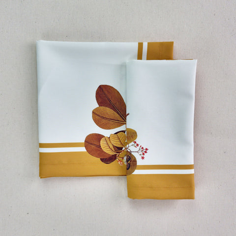 Servilleta Nature mostaza (und)