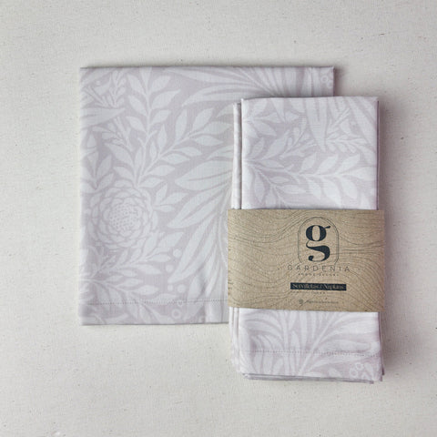 Servilleta Palmas taupé (und)