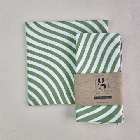 Servilleta Palmeras ondas (und)