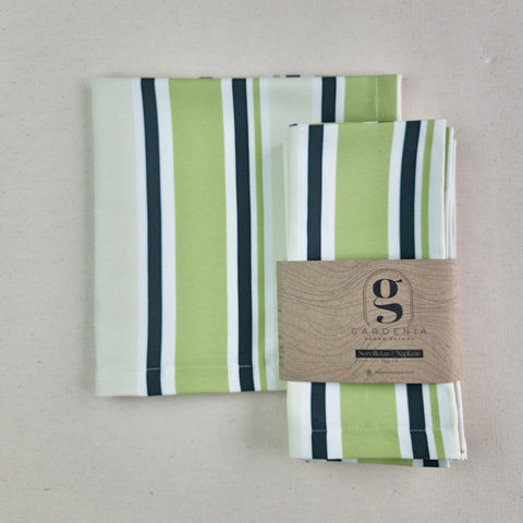 Servilleta Palmeras rayas (und)