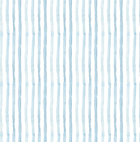 Servilleta Rayas acuarela azul (und)