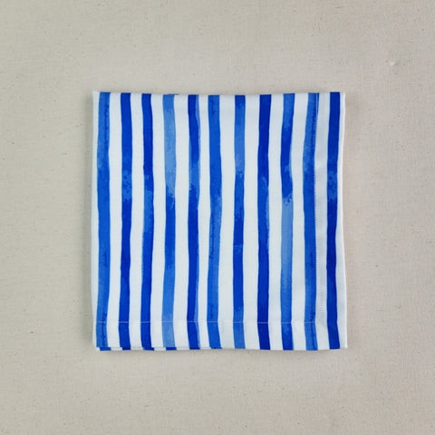 Servilleta Rayas azul (und)